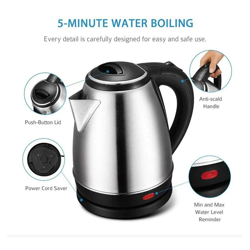 Електричен бокал 2l 1500w - Image 3