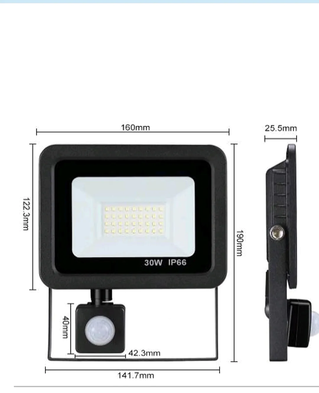 Лед рефлектор со сензор 30w