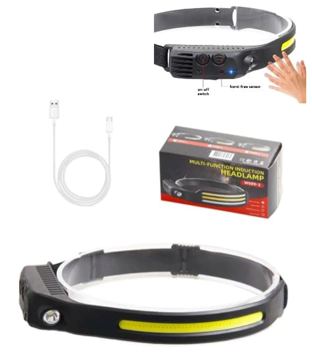 Фенер за глава на полнење