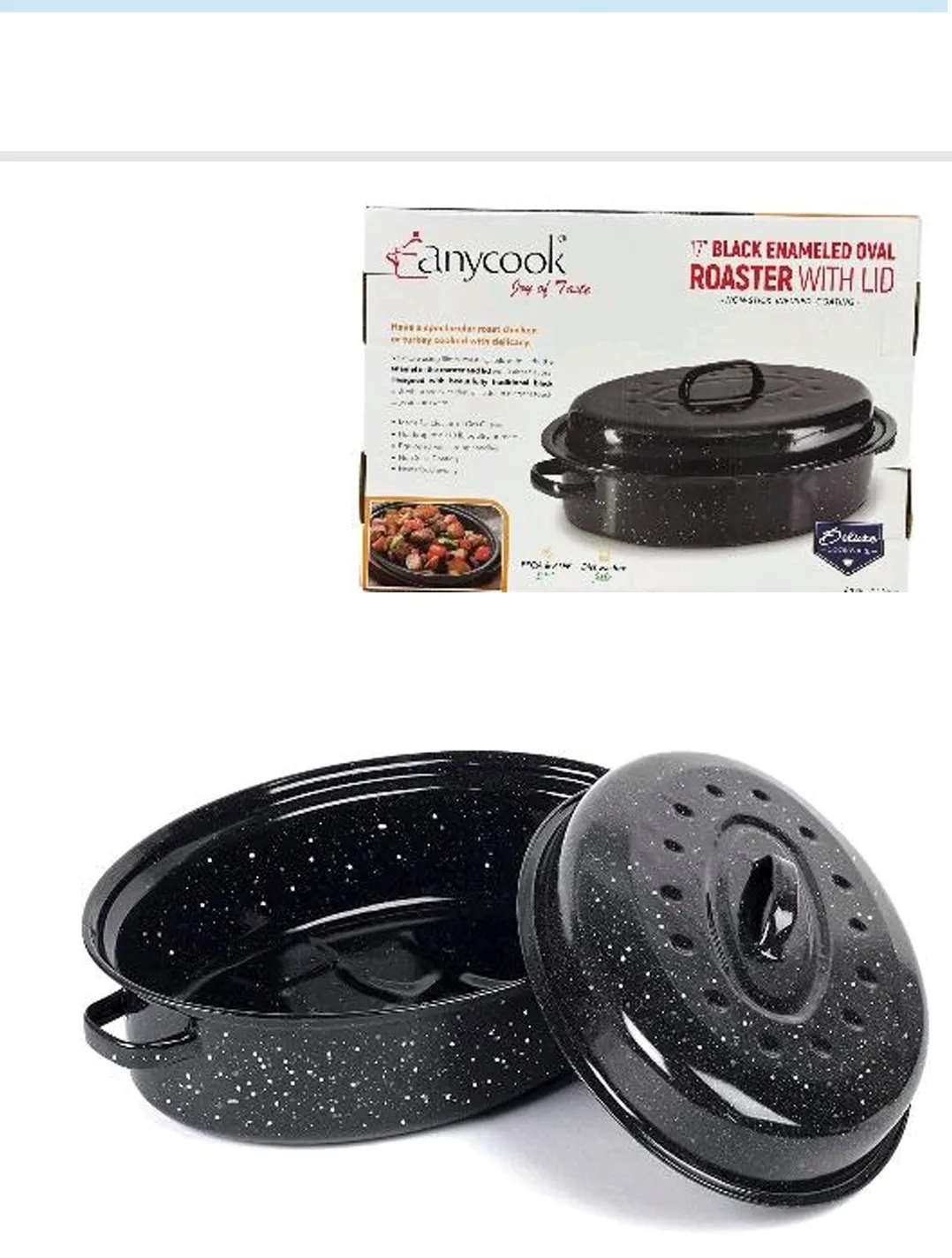 Пекач со капак 37*26*12цм